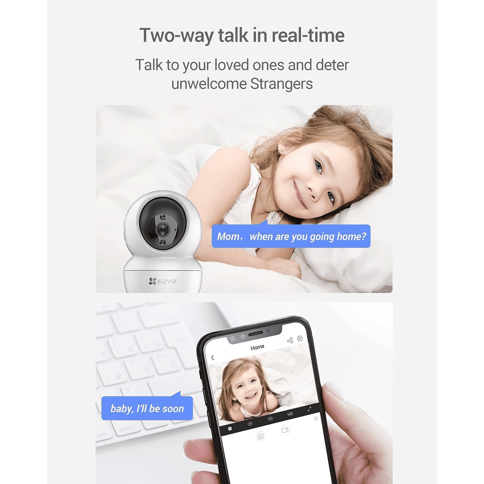 Buy EZVIZ C6N FHD WiFi CCTV Security Camera (Motion Detection, CSC6N
